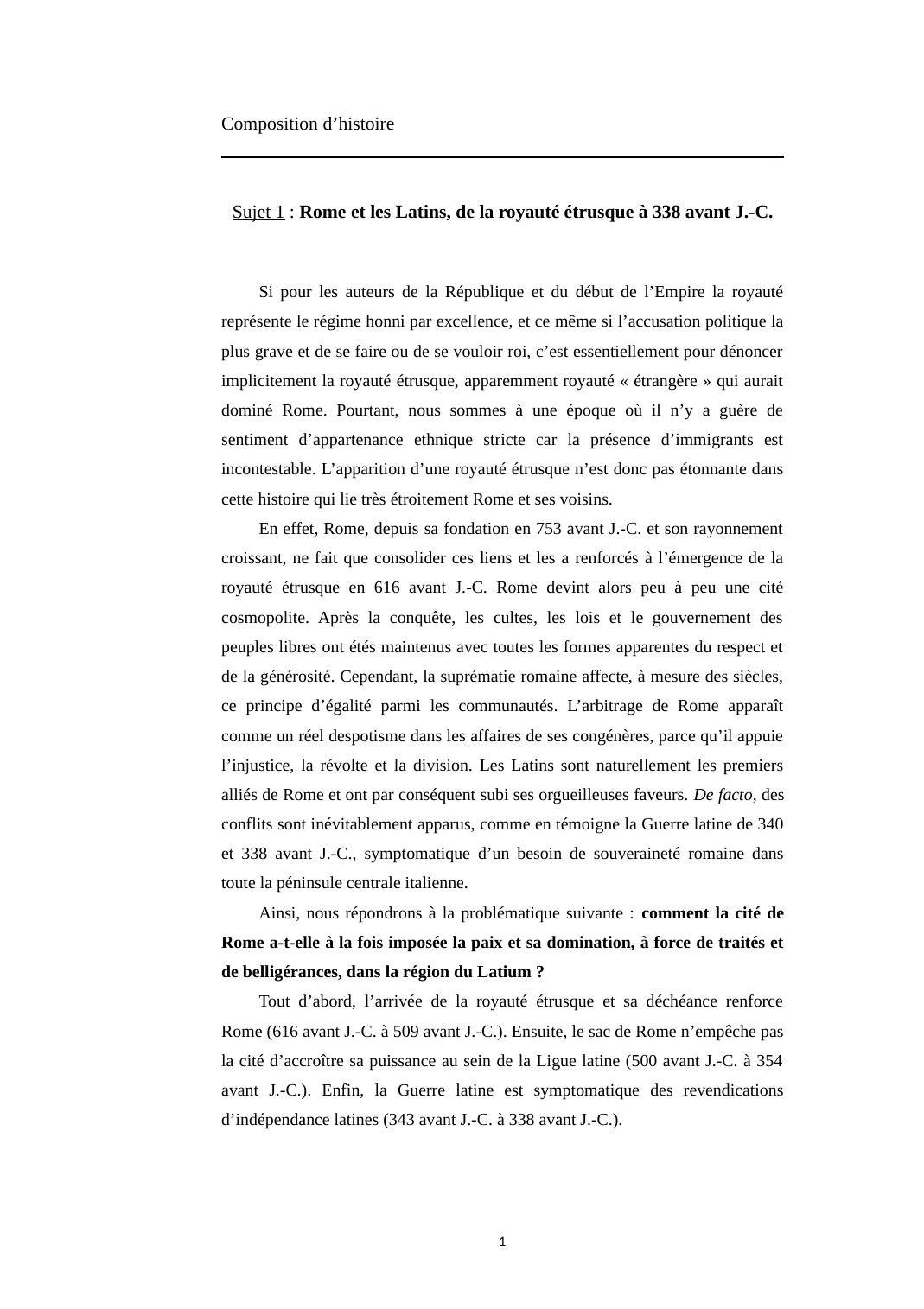 Prévisualisation du document Rome et les Latins, de la royauté étrusque à 338 avant J.-C.