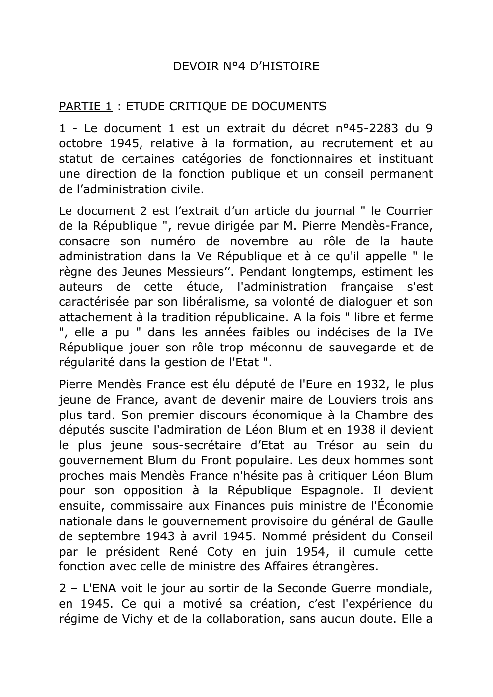Prévisualisation du document Composition Forces et faiblesses de la France sous la IV ème République (1946-1958)