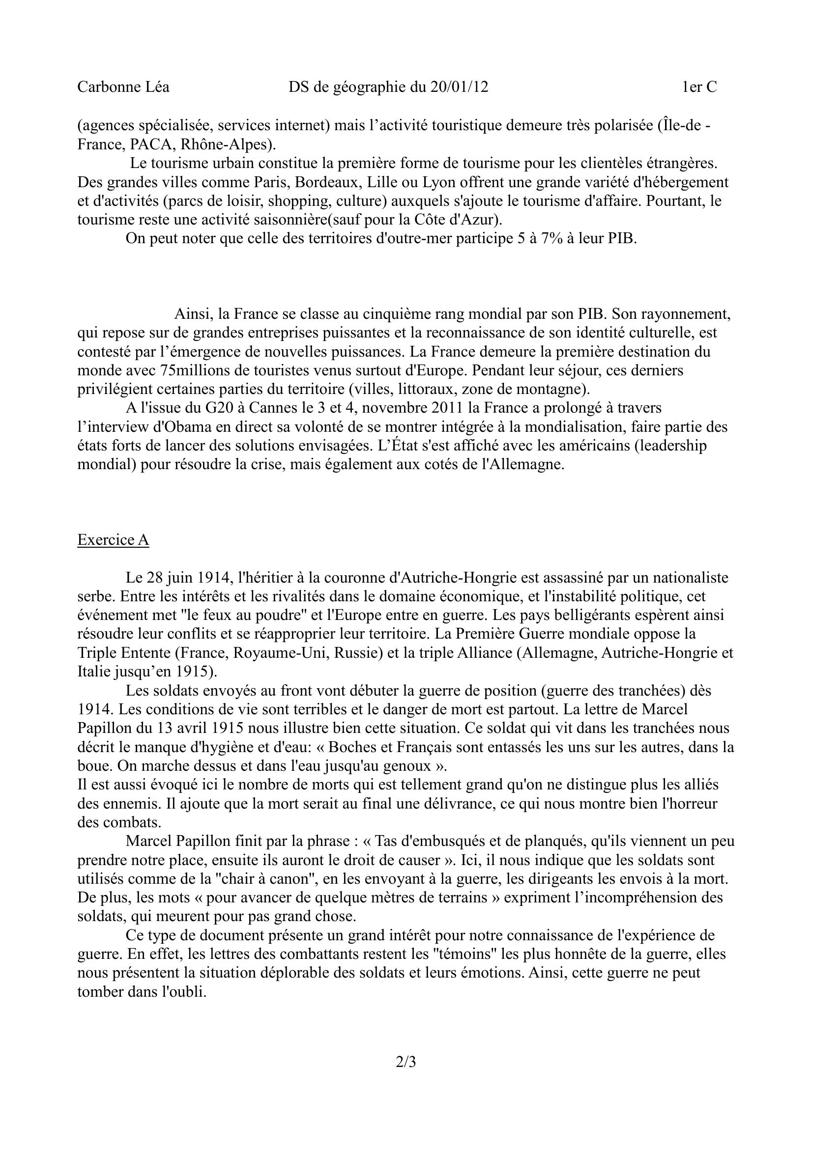 Prévisualisation du document Composition: « La France dans la mondialisation »