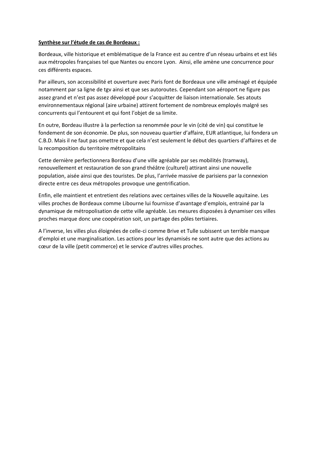 Prévisualisation du document Conclusion sur l'attractivité de Bordeaux