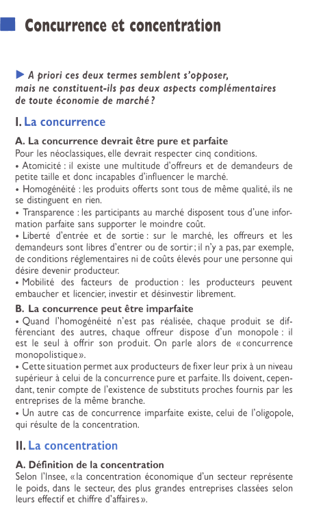 Prévisualisation du document ■

Concurrence et concentration

► A priori ces deux termes semblent s'opposer,
mais ne constituent-ils pas deux aspects complémentaires
de...