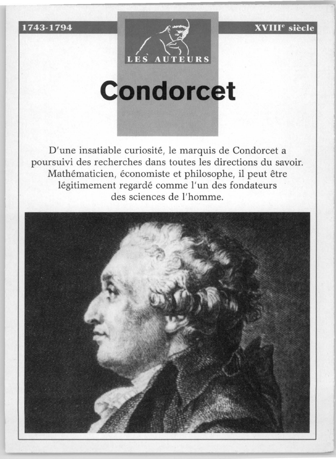 Prévisualisation du document Condorcet