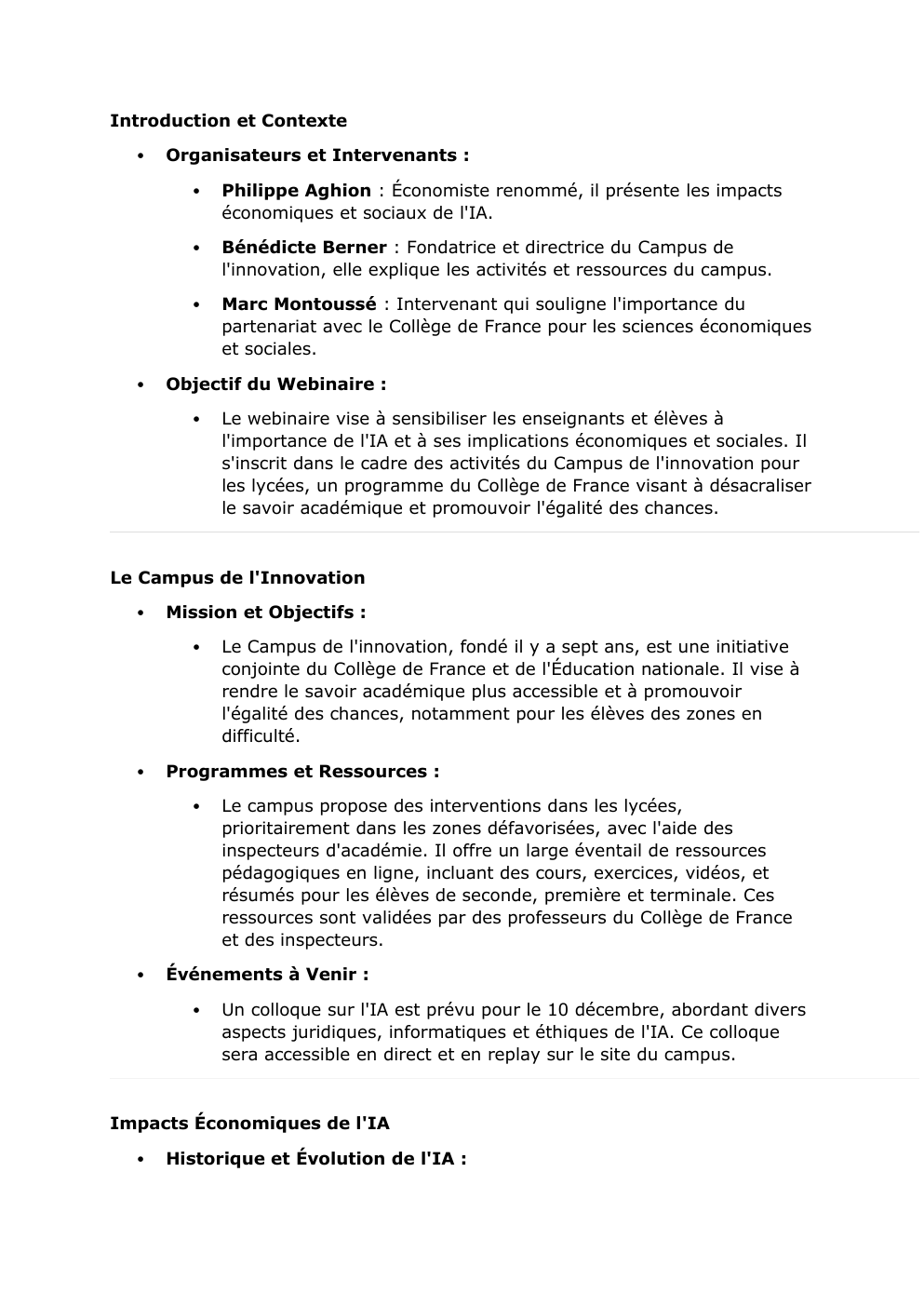 Prévisualisation du document Conférence Philippe Aghion IA Septembre 2024