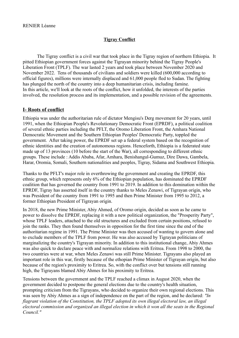 Prévisualisation du document conflit du tigré -  Tigray Conflict