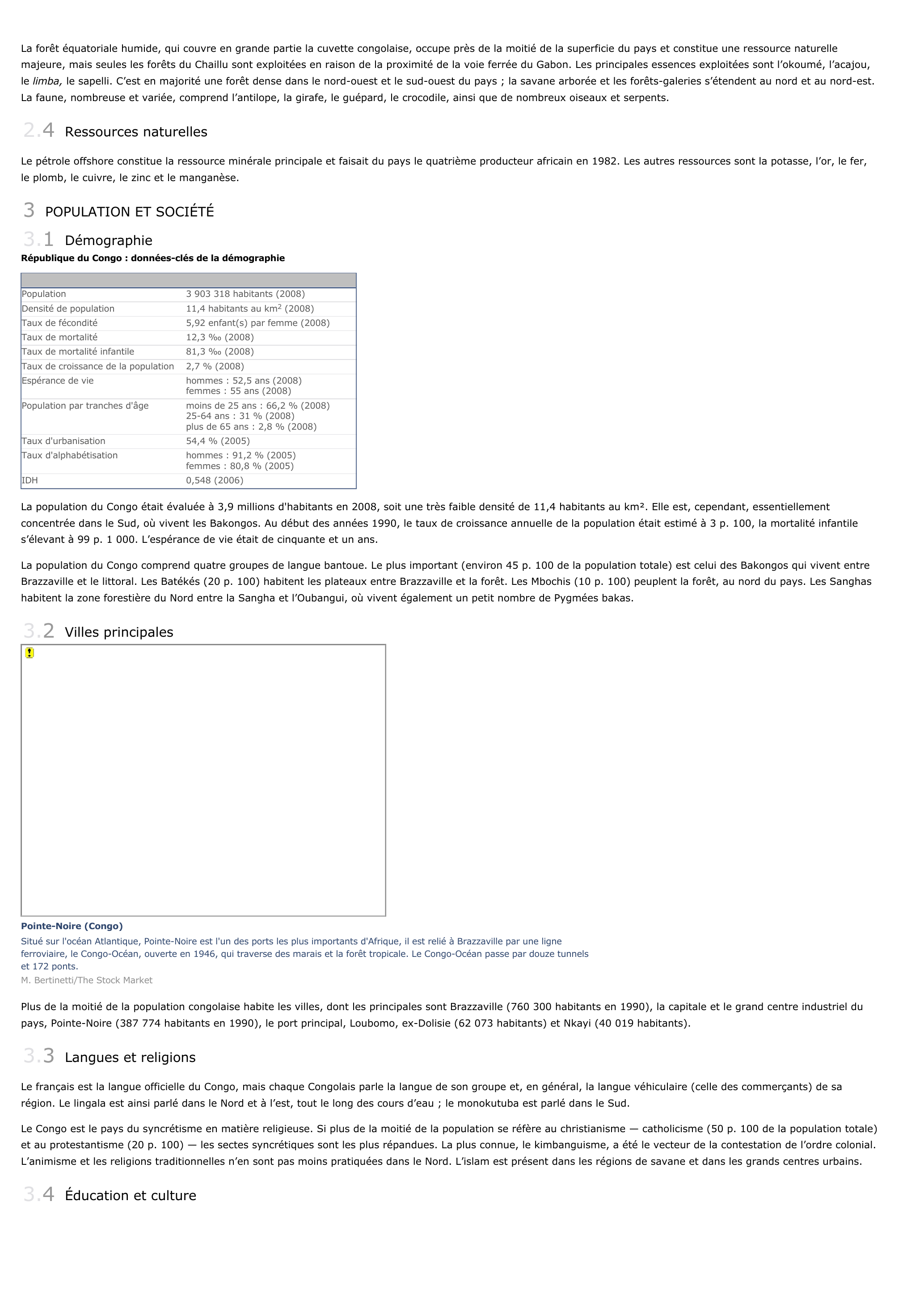 Prévisualisation du document Congo, république du.