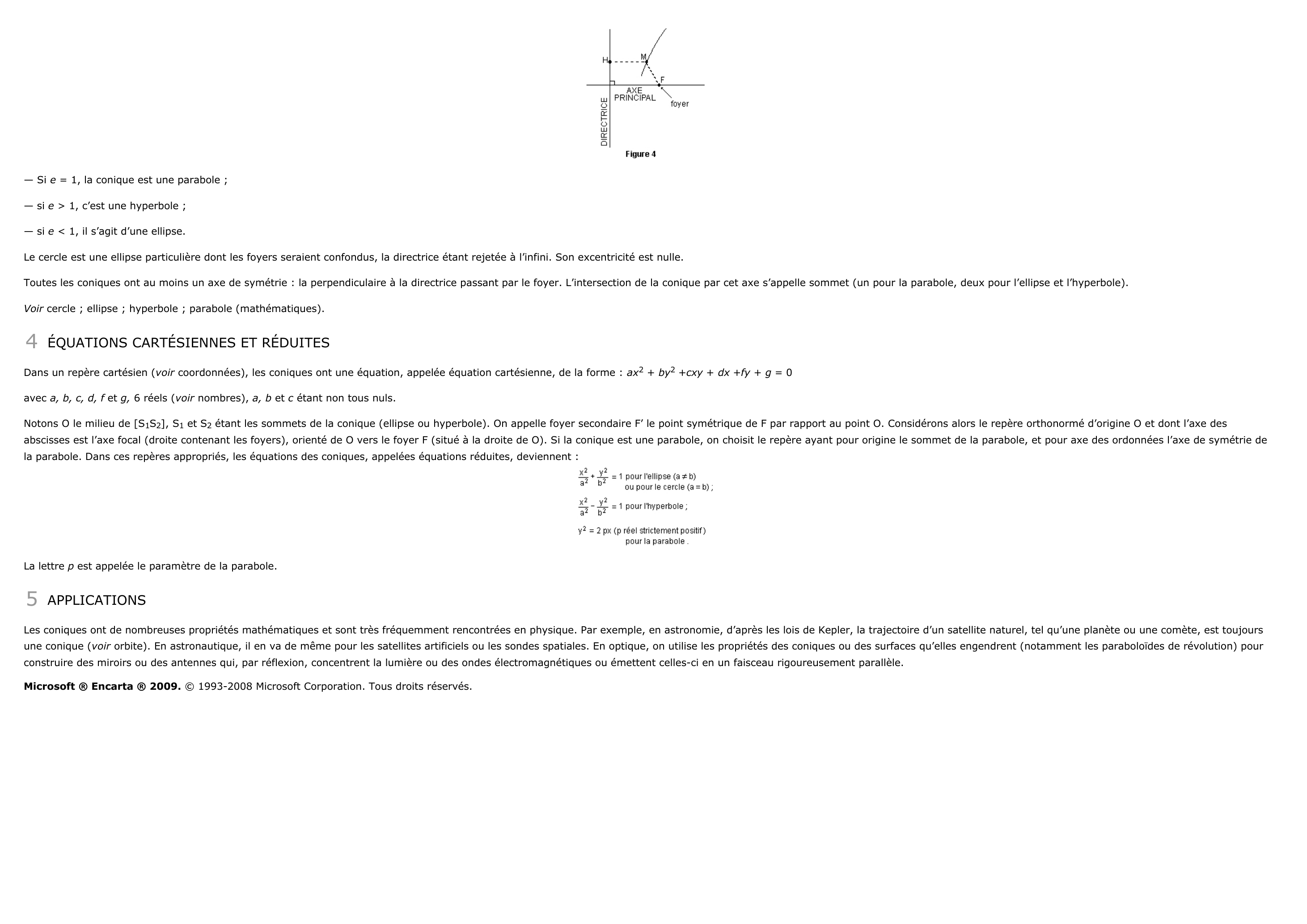 Prévisualisation du document coniques - mathématiques.