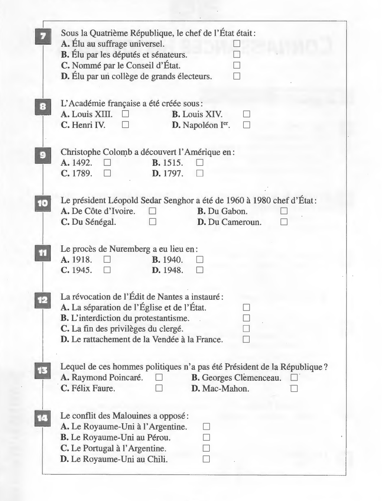 Prévisualisation du document CONNAISSANCES HISTORIQUES