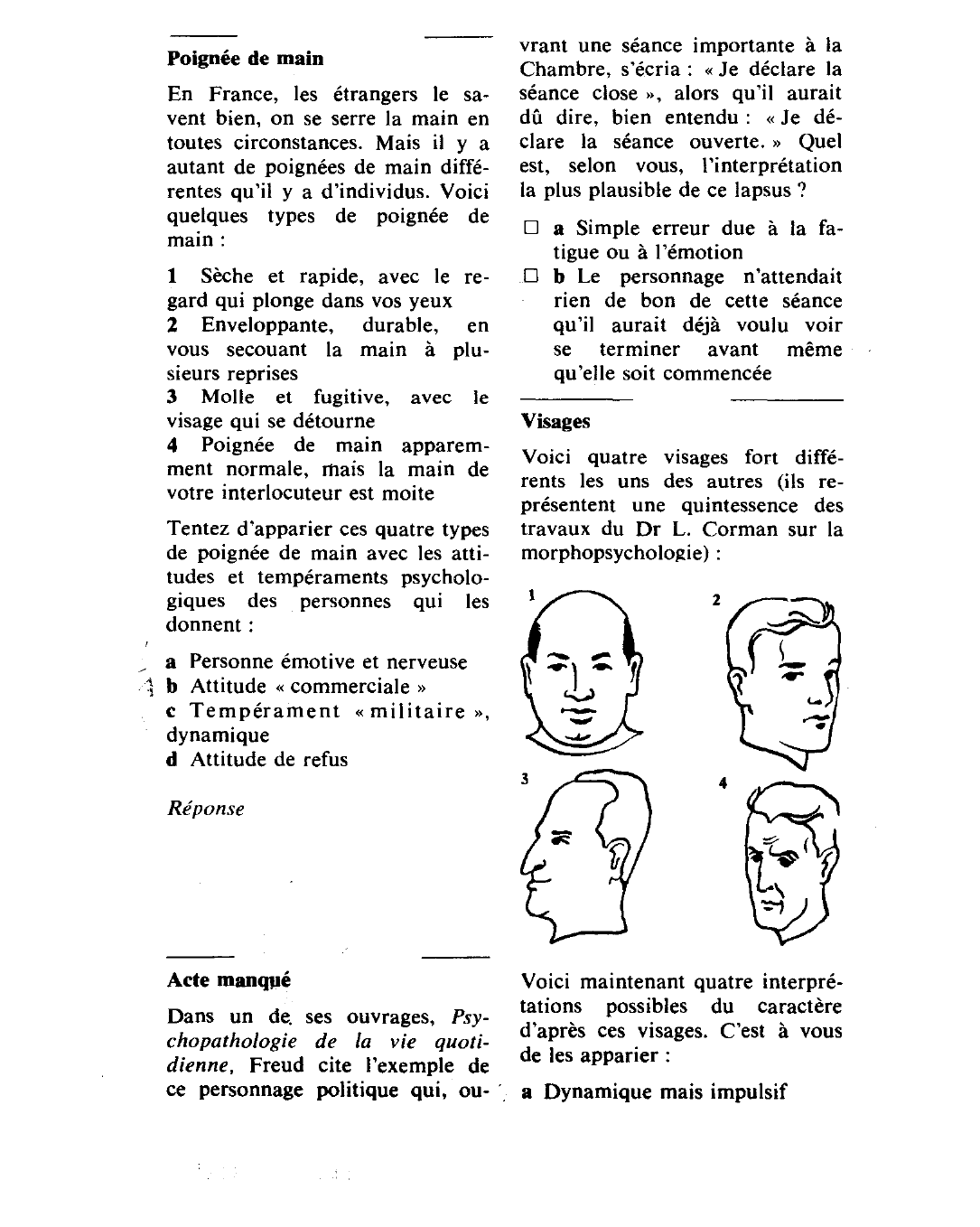 Prévisualisation du document Connaissez-vous les autres?