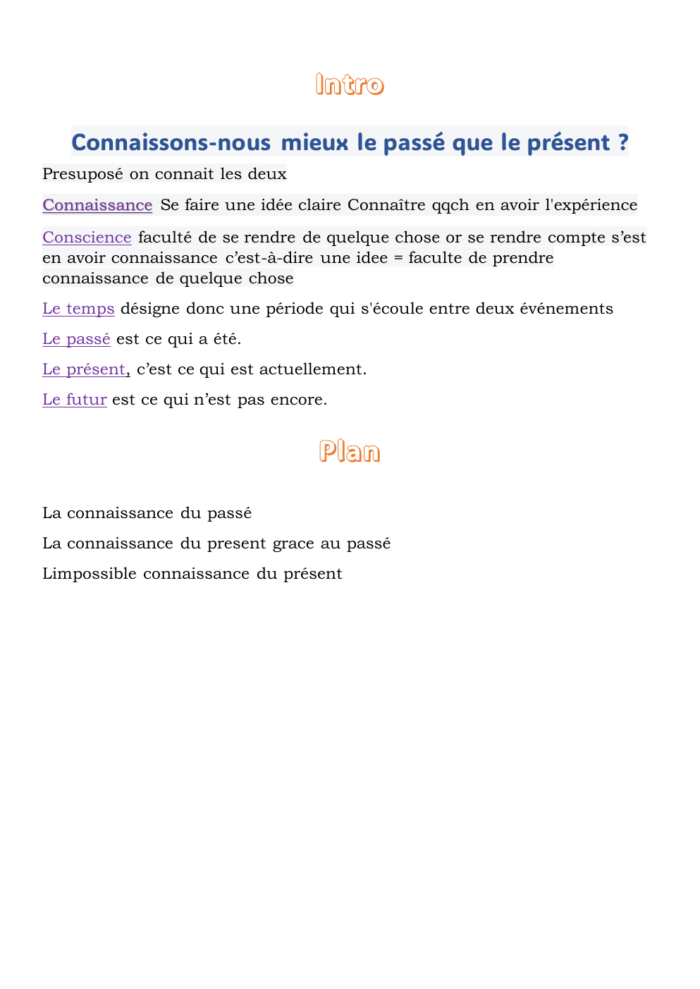 Prévisualisation du document connaissons nous mieux le passé que le present?