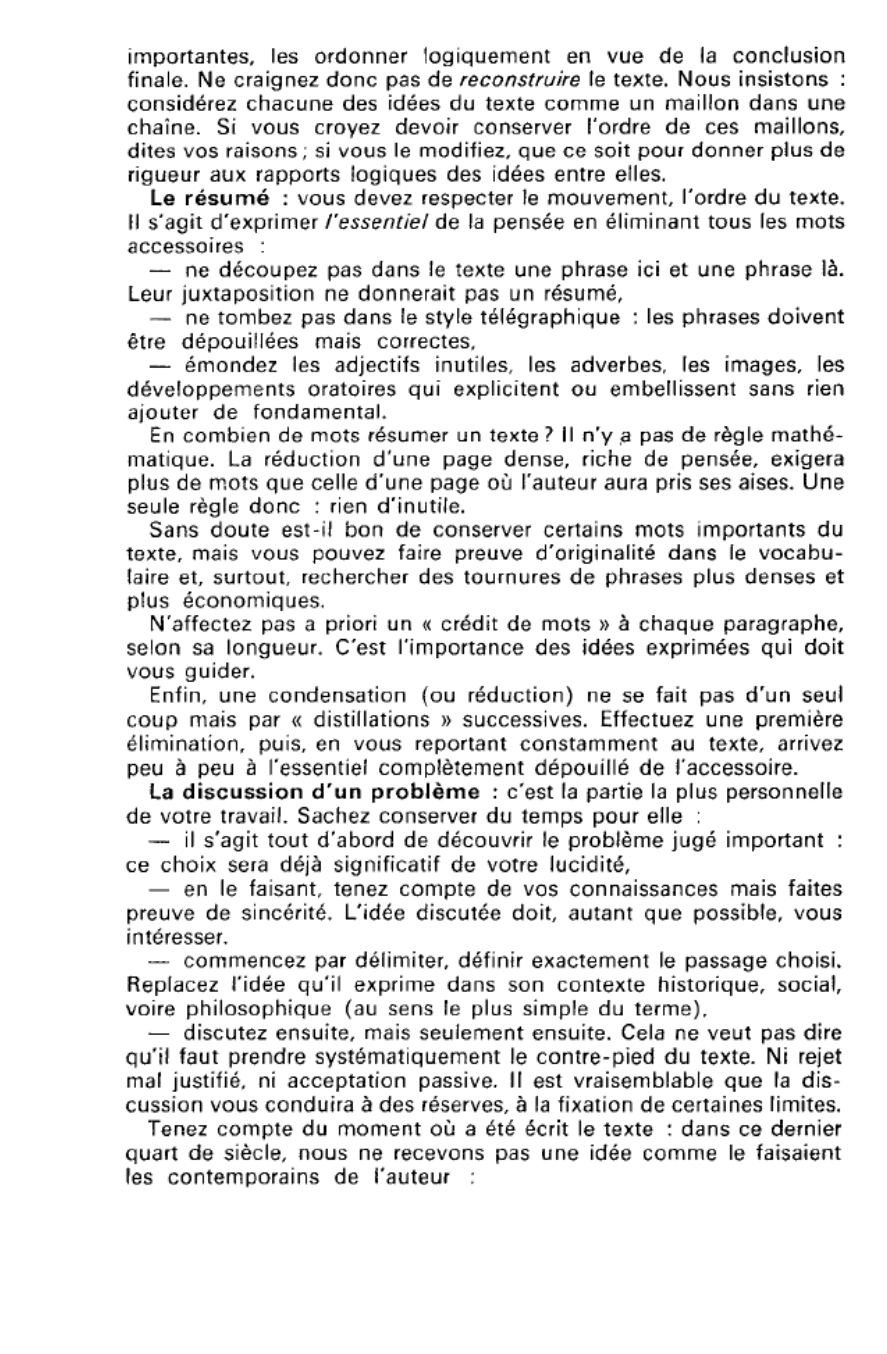 Prévisualisation du document CONSEILS MÉTHODOLOGIQUES  A L'ÉPREUVE ANTICIPÉE DE FRANÇAIS