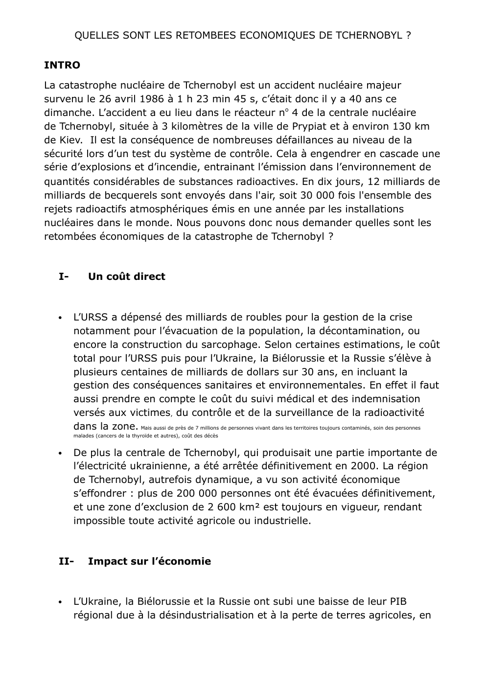 Prévisualisation du document conséquence économique de Tchernobyl