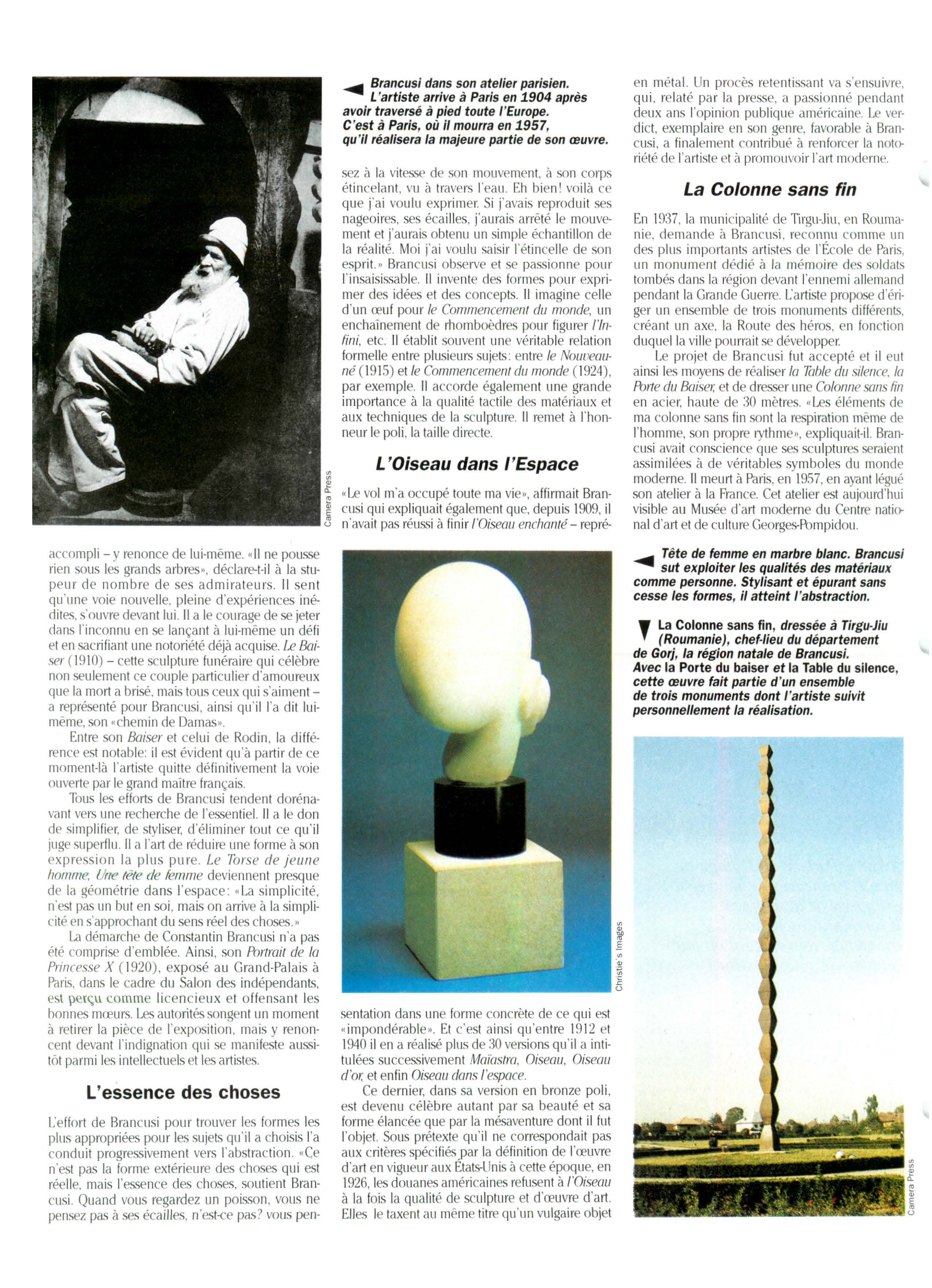 Prévisualisation du document Constantin Brancusi