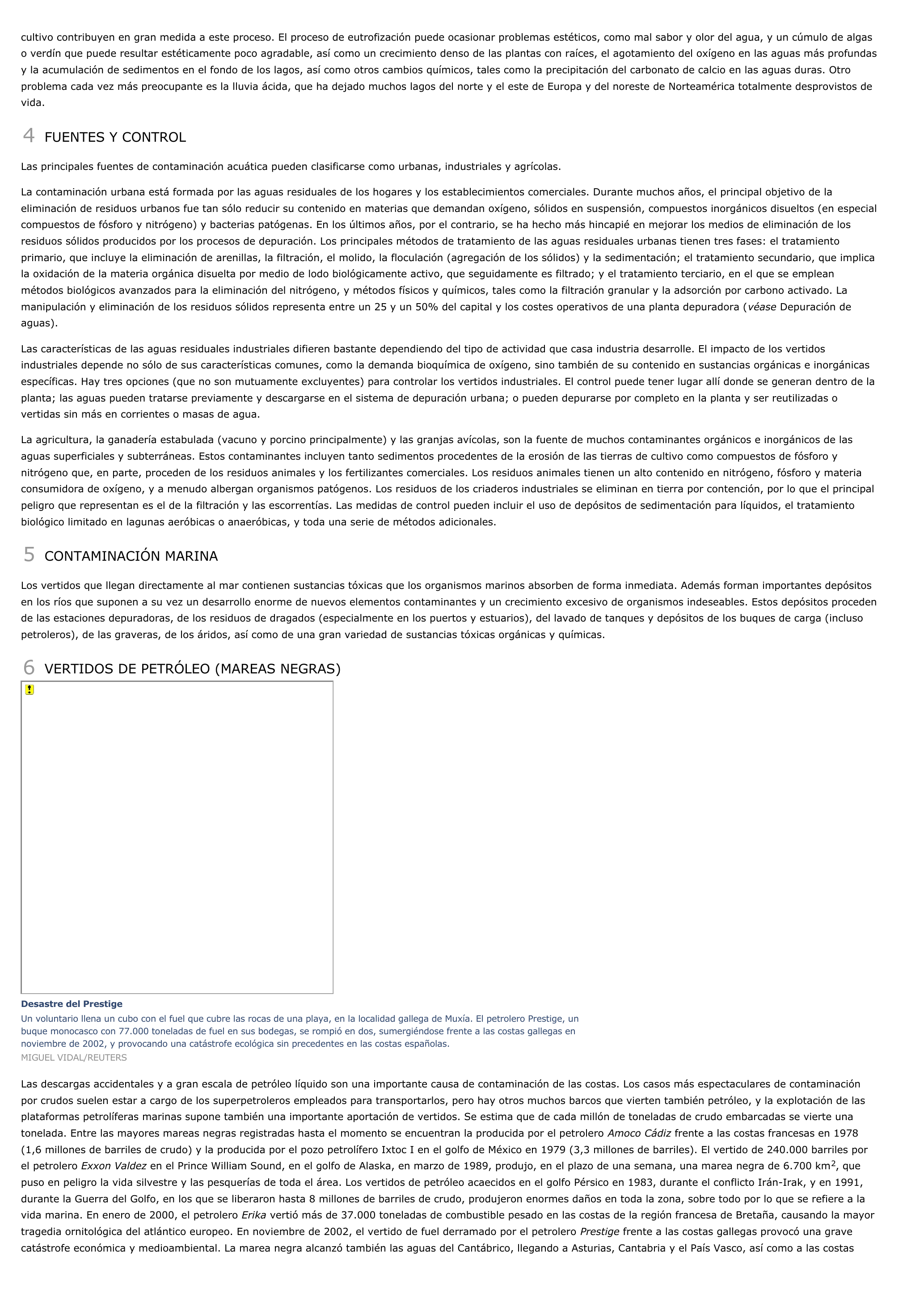 Prévisualisation du document Contaminación del agua - ciencias de la naturaleza.