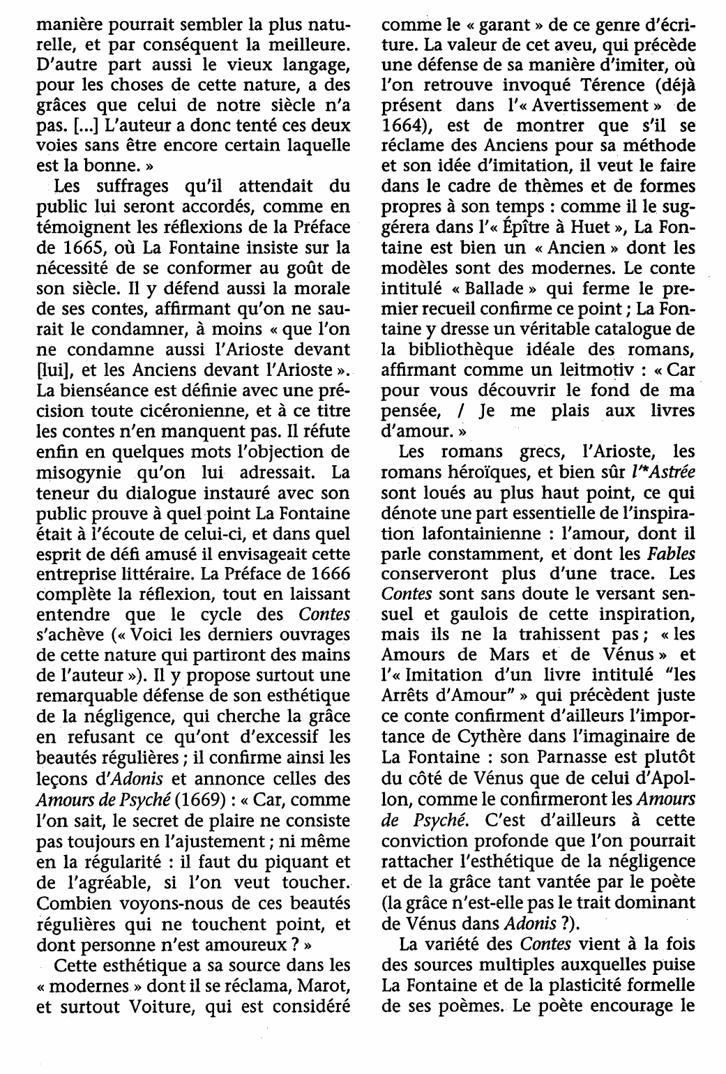 Prévisualisation du document Contes et Nouvelles en vers de Jean de La Fontaine  (analyse détaillée)