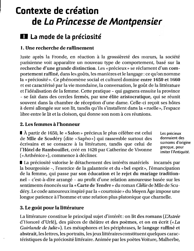 Prévisualisation du document Contexte de création de La Princesse de Montpensier