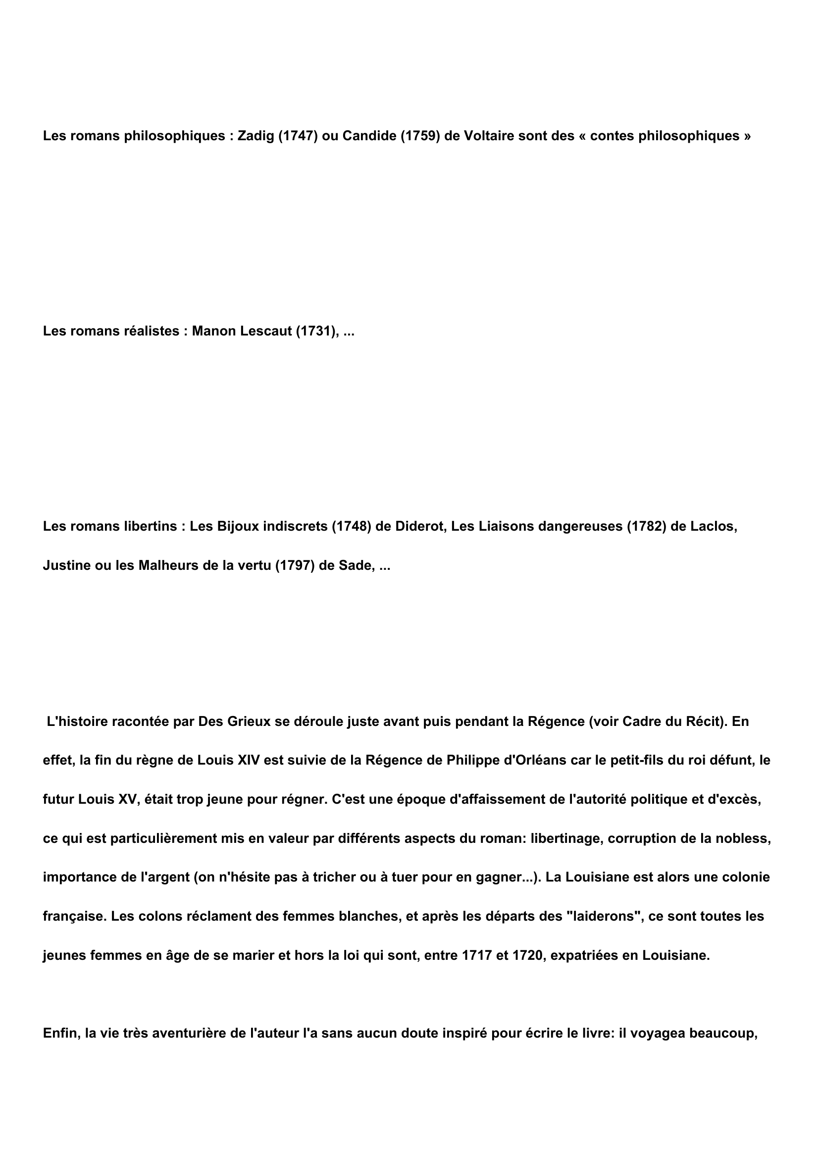 Prévisualisation du document Contexte de Production de Manon Lescaut de Prévost