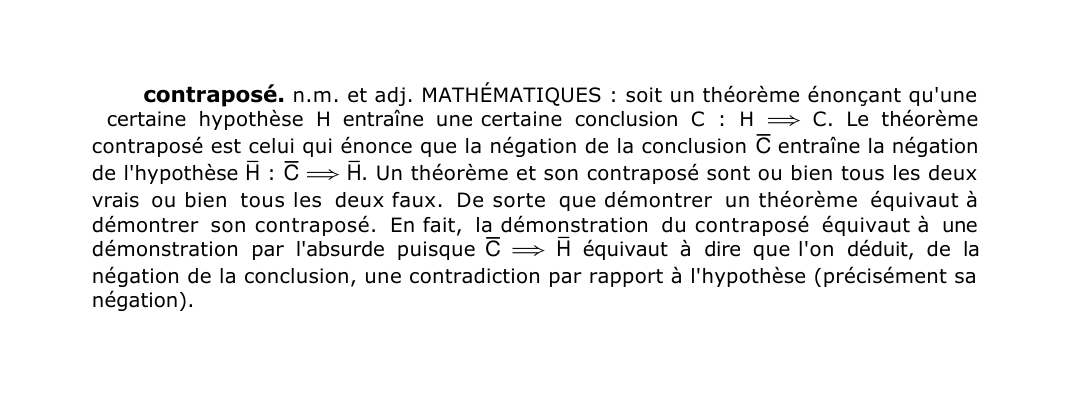 Prévisualisation du document contraposé.