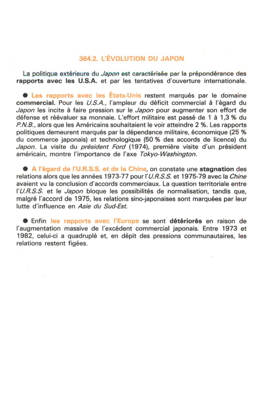 Prévisualisation du document CONTRASTES ET INCERTITUDES DU MONDE ASIATIQUE (1973-1983) - Histoire