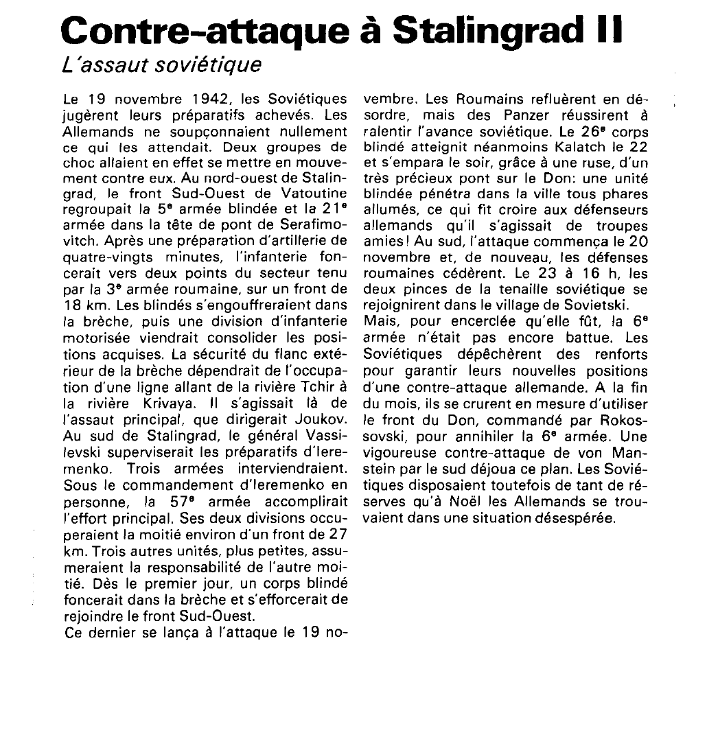 Prévisualisation du document Contre-attaque à Stalingrad (seconde guerre mondiale).