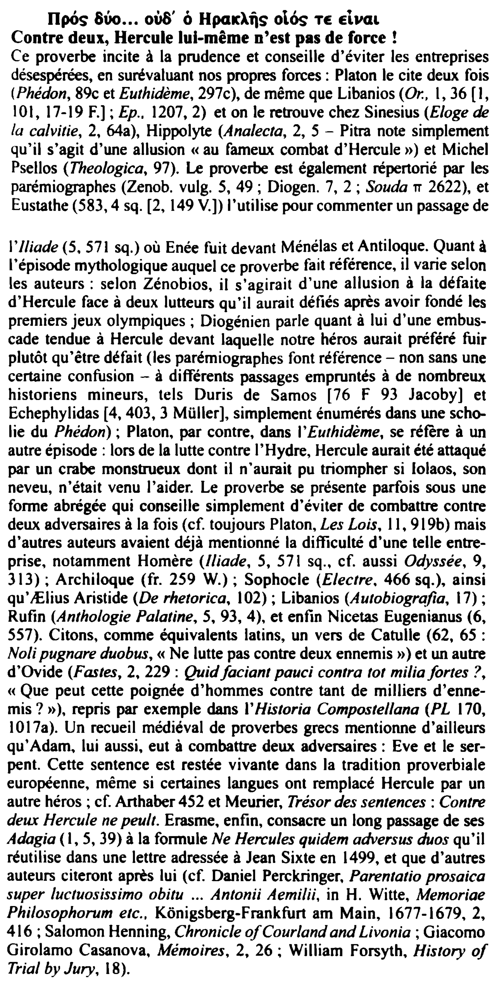 Prévisualisation du document Contre deux, Hercule lui-même n'est pas de force !