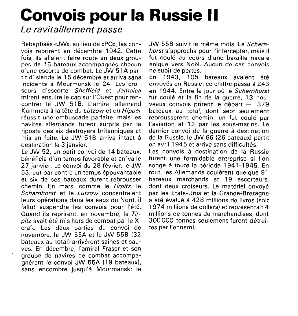 Prévisualisation du document Convois pour la Russie (seconde guerre mondiale).