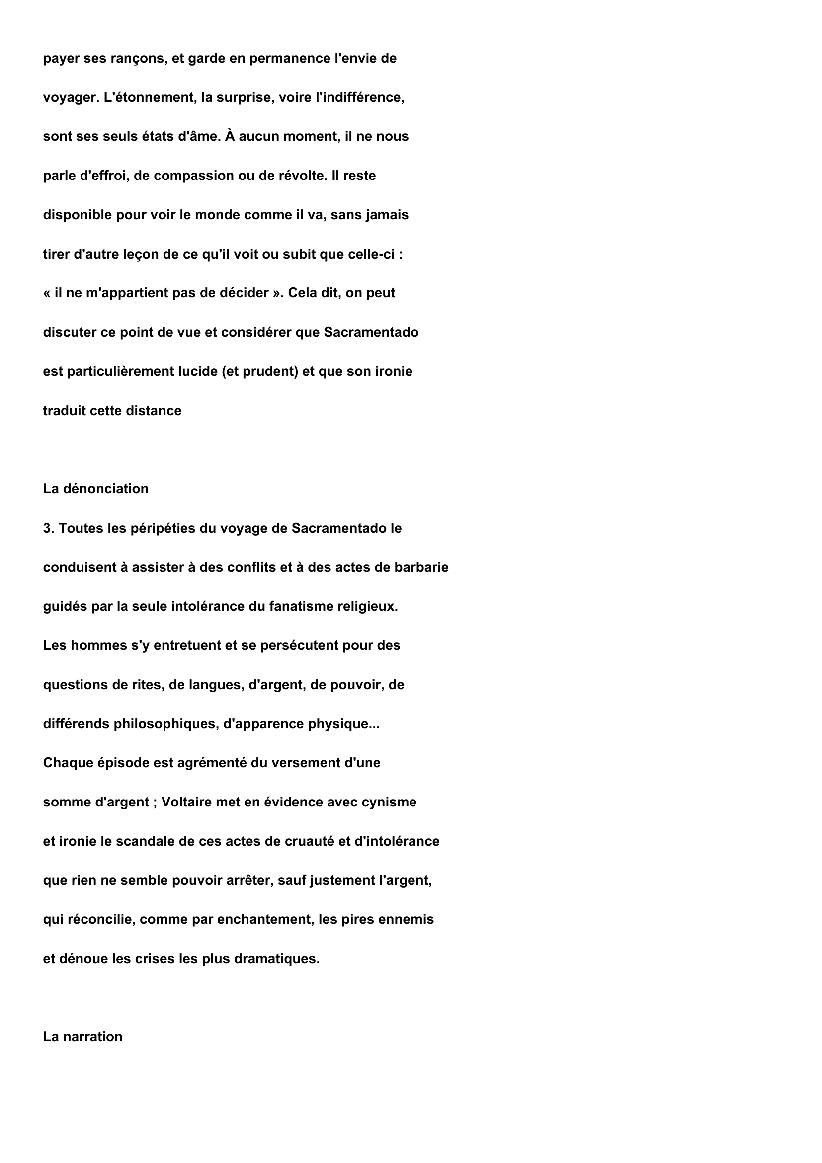 Prévisualisation du document Correction du commentaire composé de histoire des voyages de Scarmentado écrite par lui même (1756) de voltaire