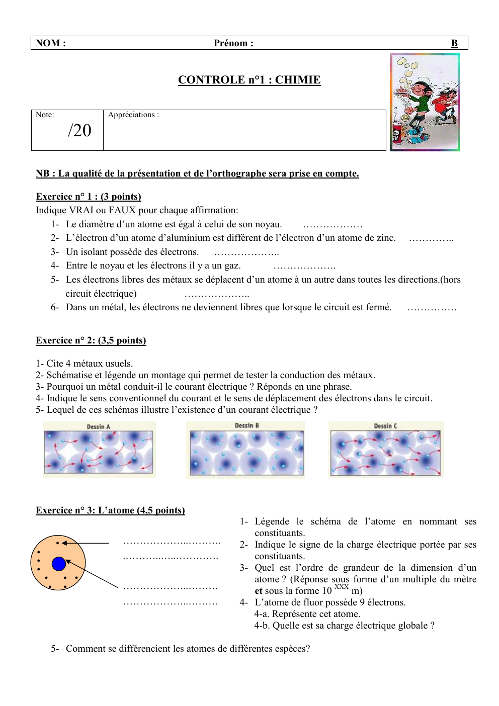 Prévisualisation du document correction evaluation atome