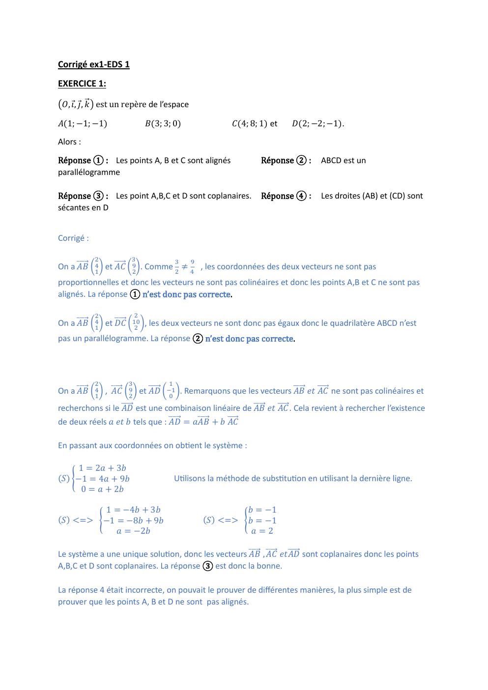 Prévisualisation du document correction exercice bac math spé