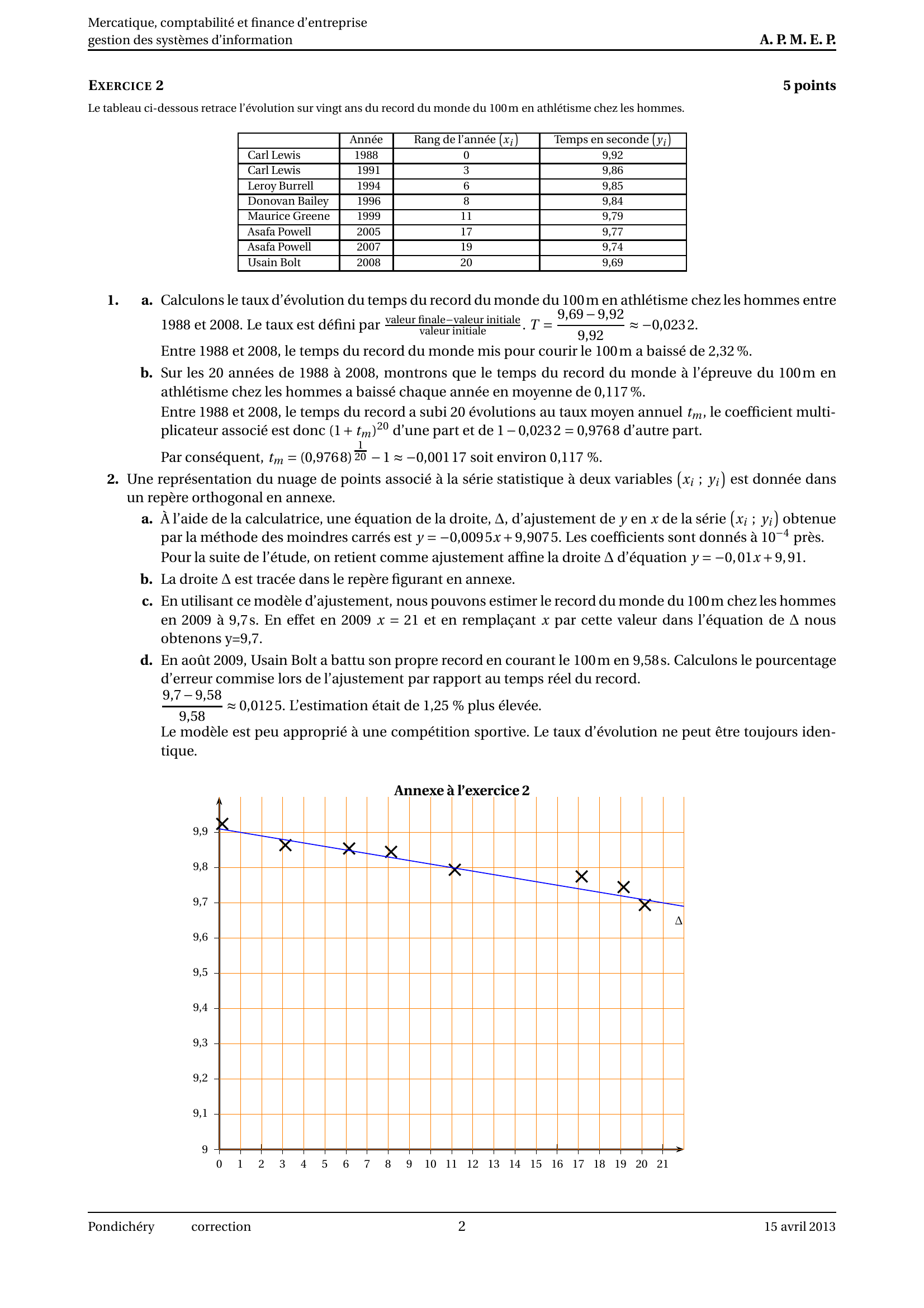 Prévisualisation du document Corrigé Probabilité