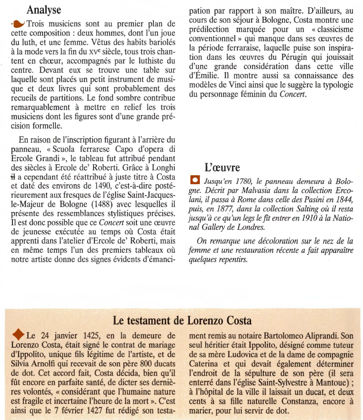 Prévisualisation du document COSTA Lorenzo: Concert
