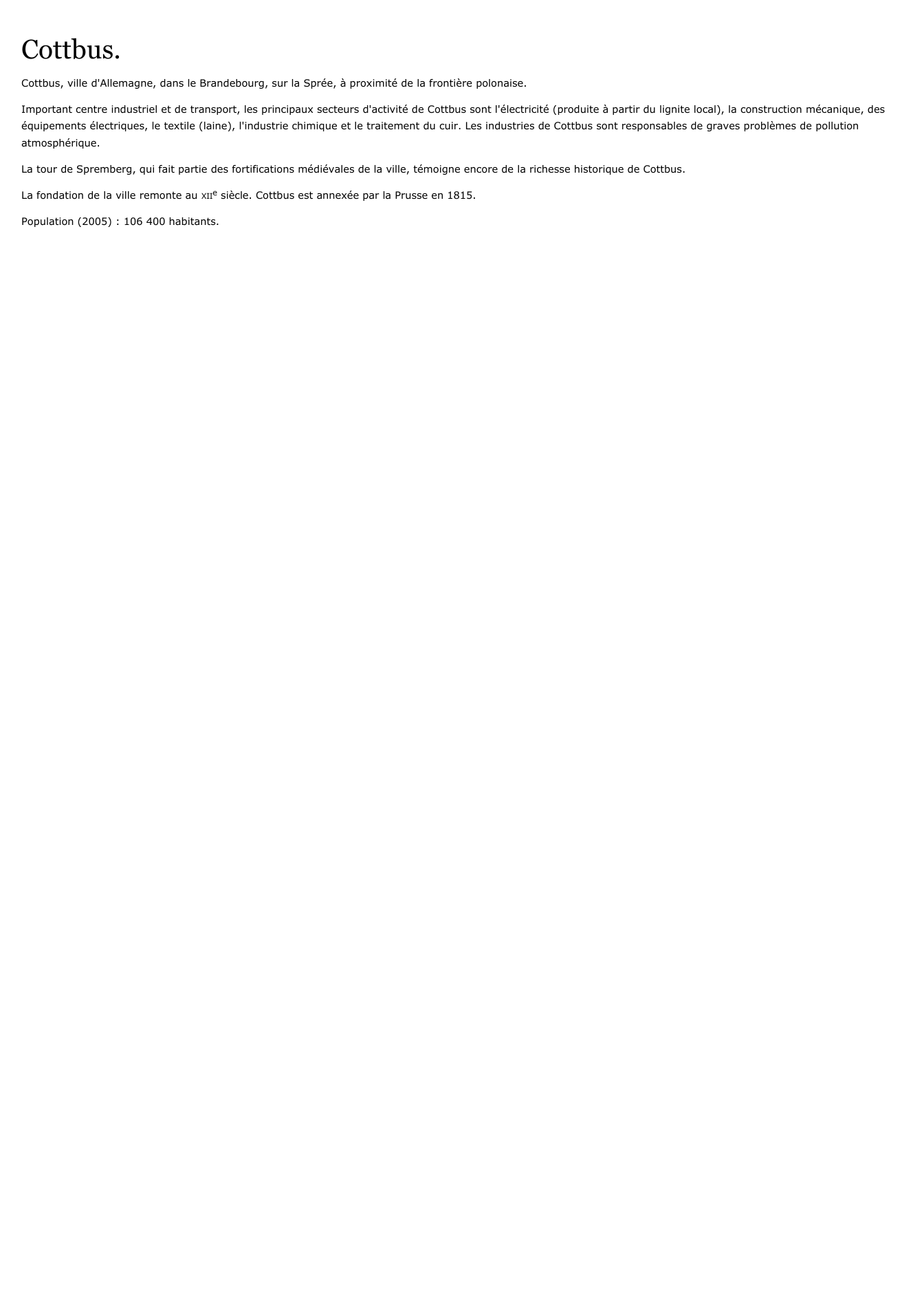 Prévisualisation du document Cottbus.
