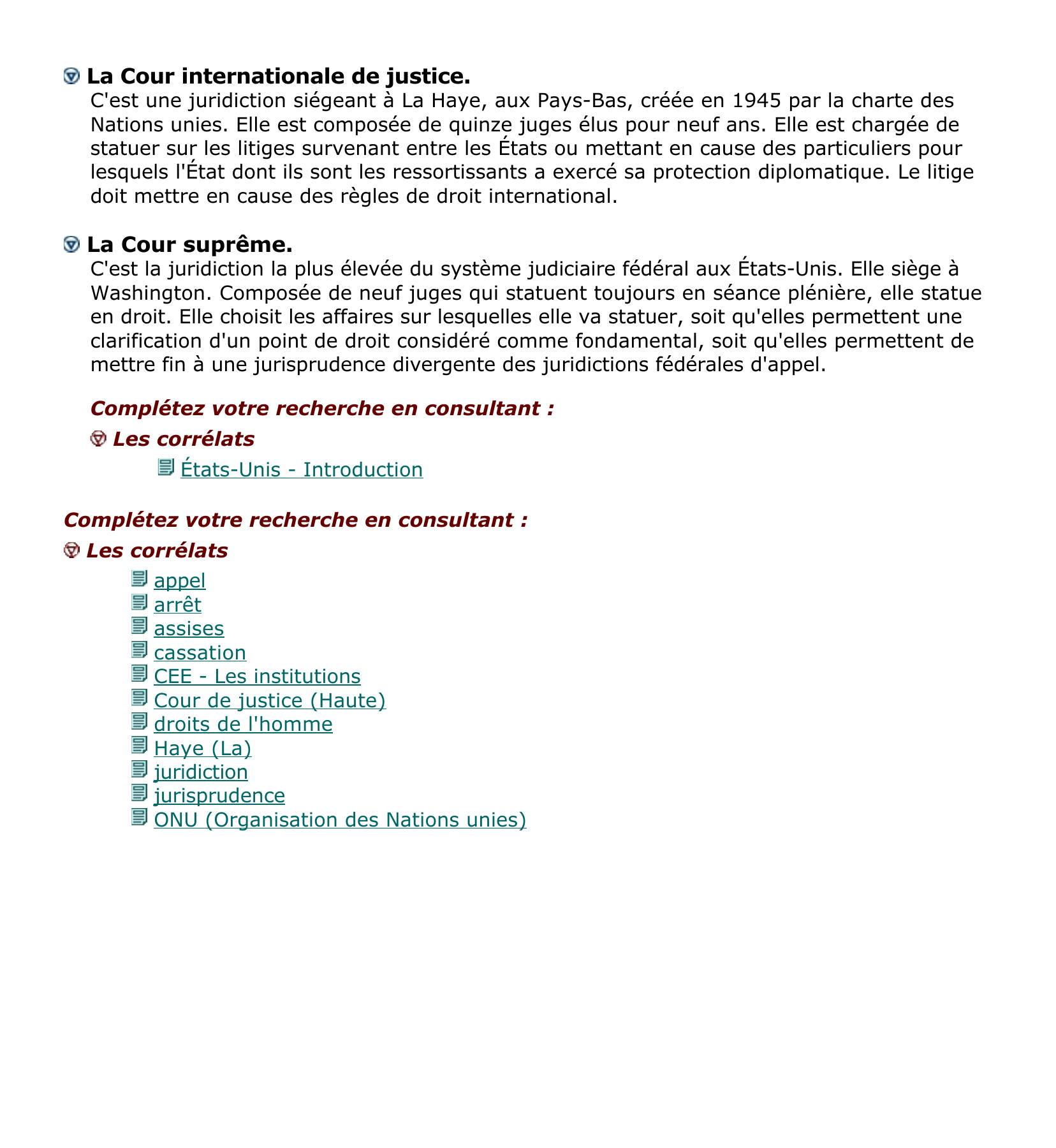 Prévisualisation du document cour. n.f. DROIT : nom donné à une assemblée judiciaire