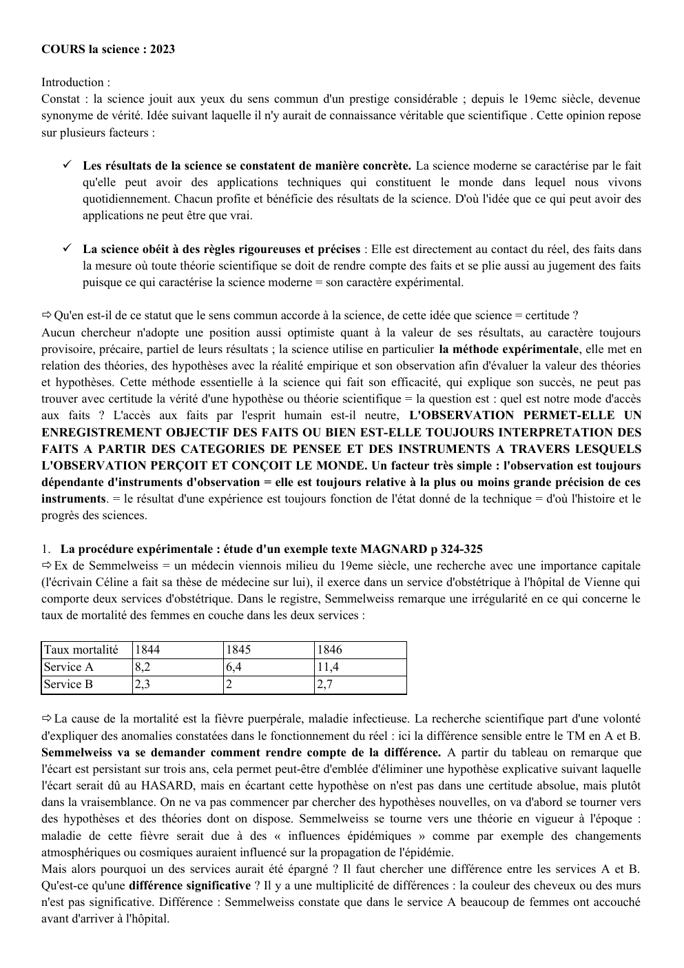 Prévisualisation du document cour sur la science