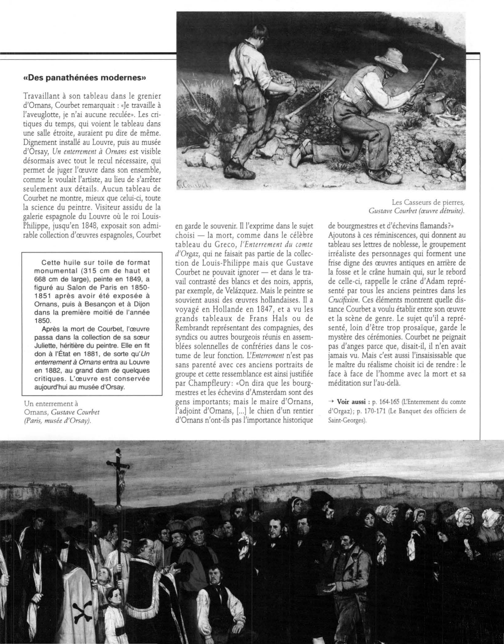 Prévisualisation du document Courbet :  UN ENTERREMENT À ORNANS