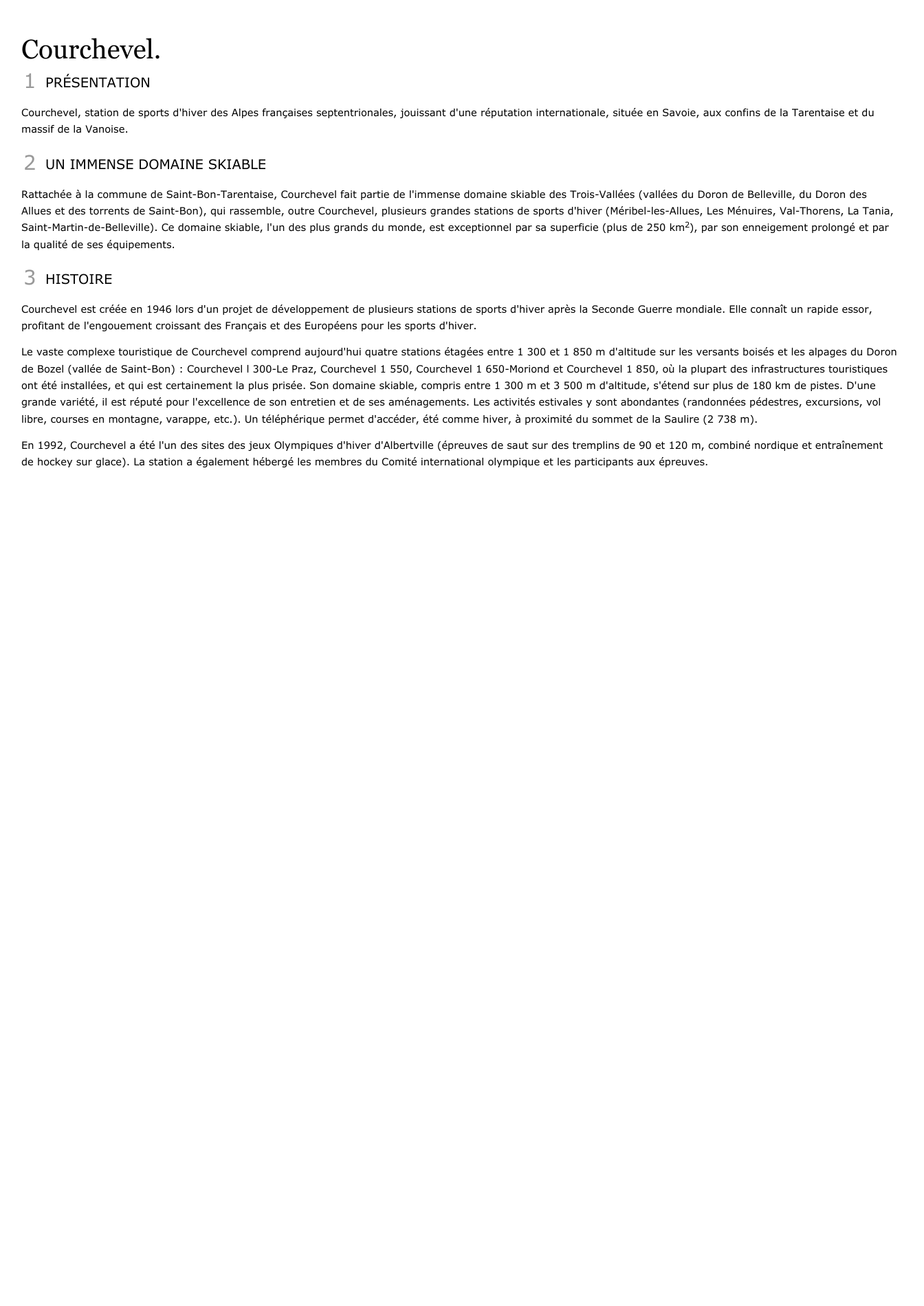 Prévisualisation du document Courchevel.