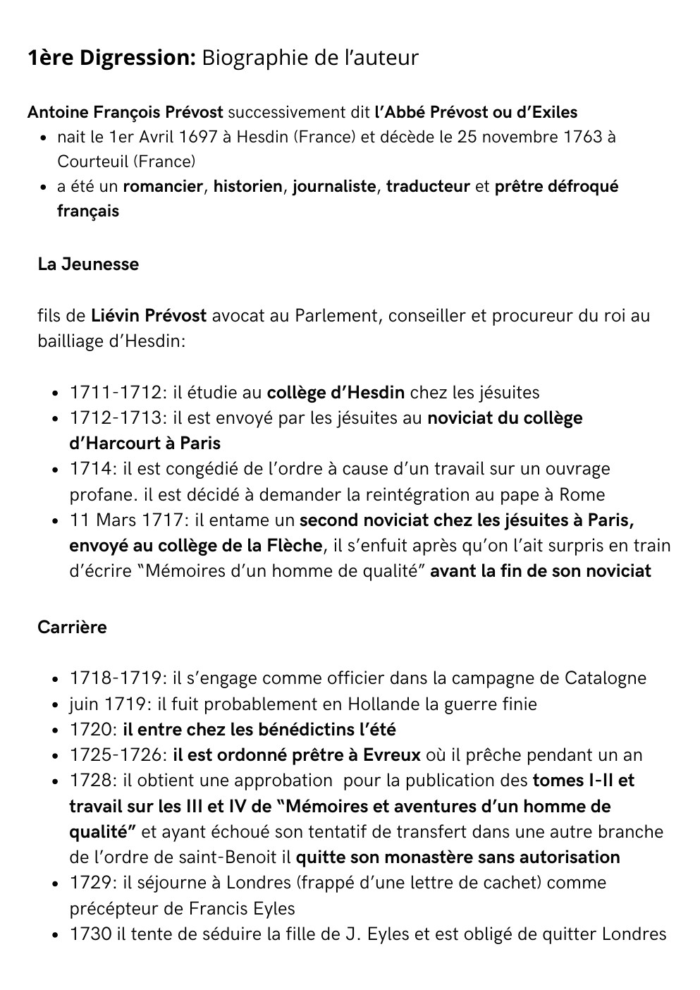 Prévisualisation du document cours Abbé Prevost