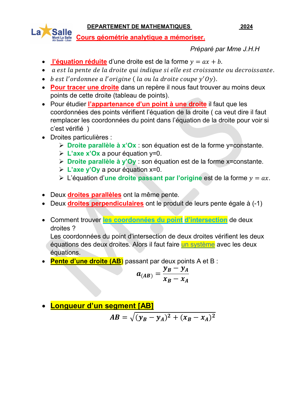Prévisualisation du document cours analytique 2024