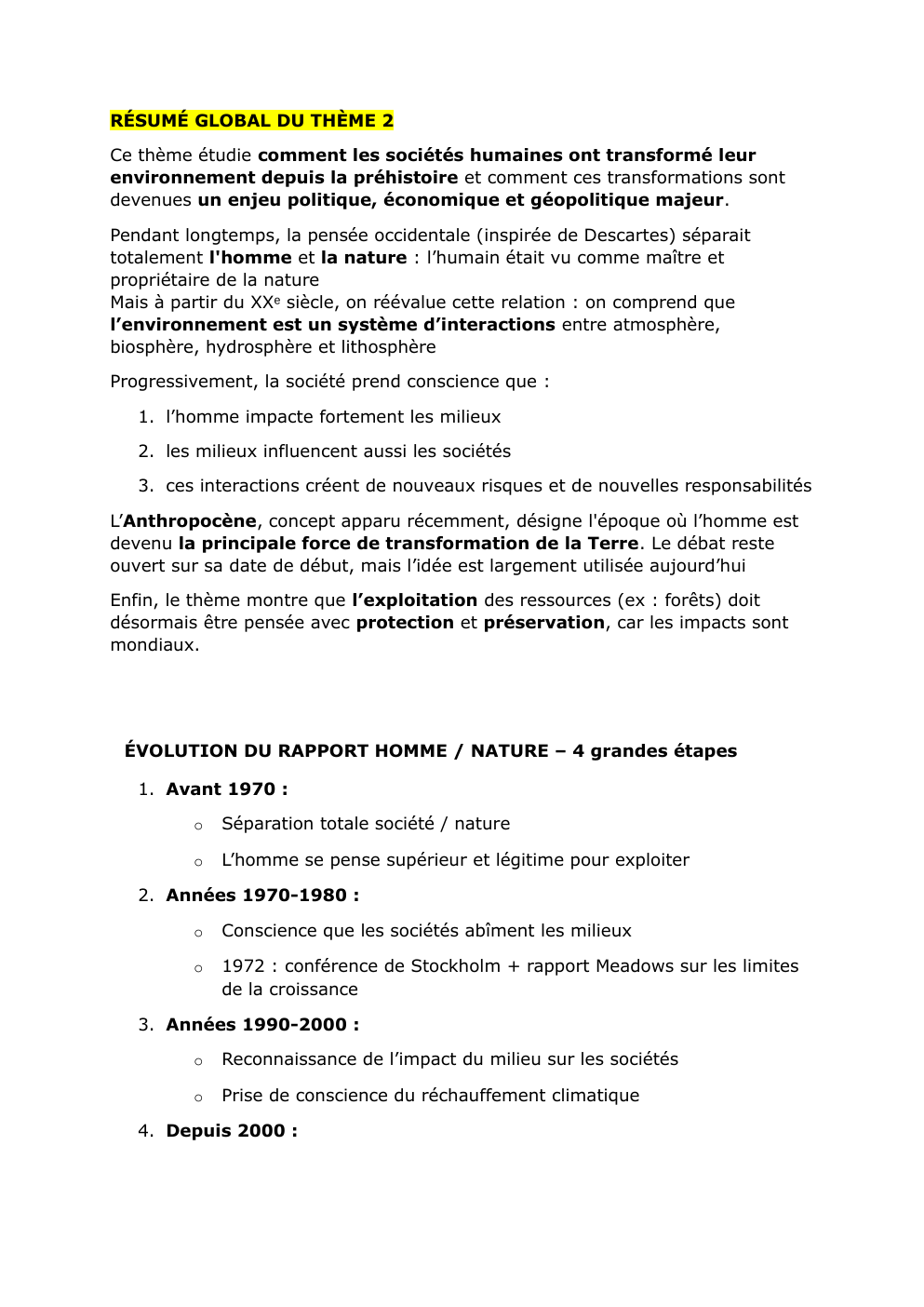 Prévisualisation du document Cours HGGSP - Puissance/Environnement
