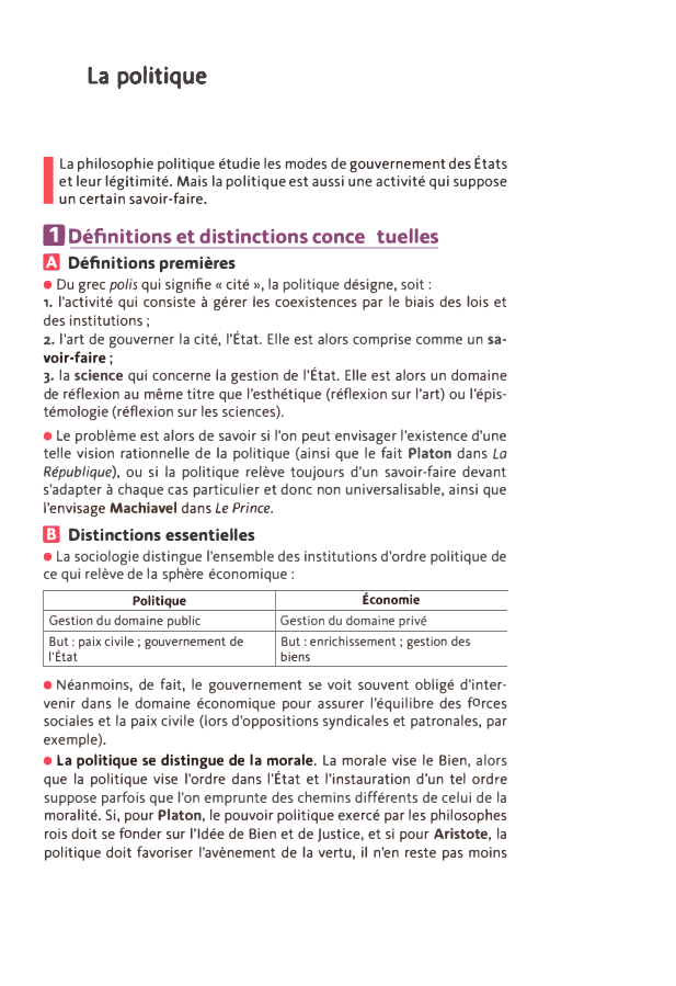 Prévisualisation du document Cours: L'ETAT ET POLITIQUE