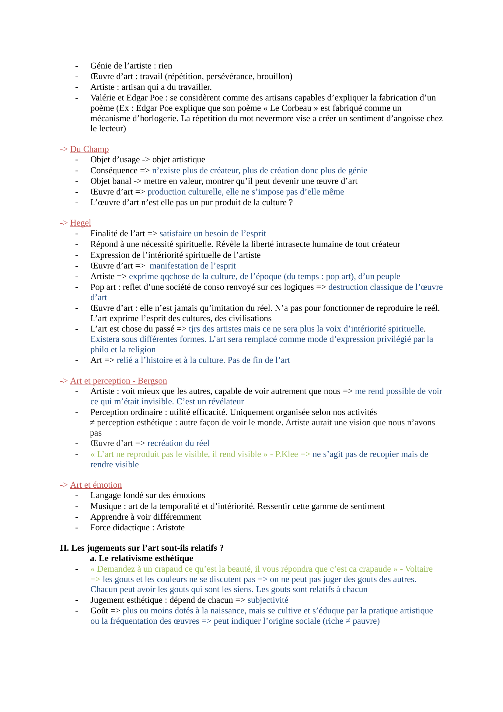 Prévisualisation du document cours philo sur l'art