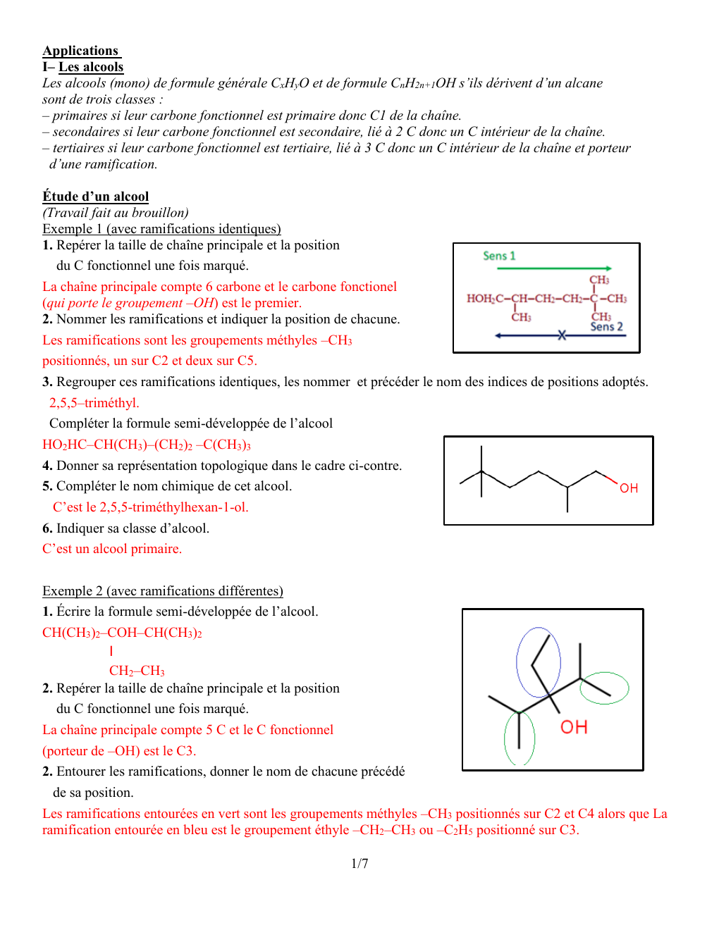 Prévisualisation du document Cours terminale fonction chimie