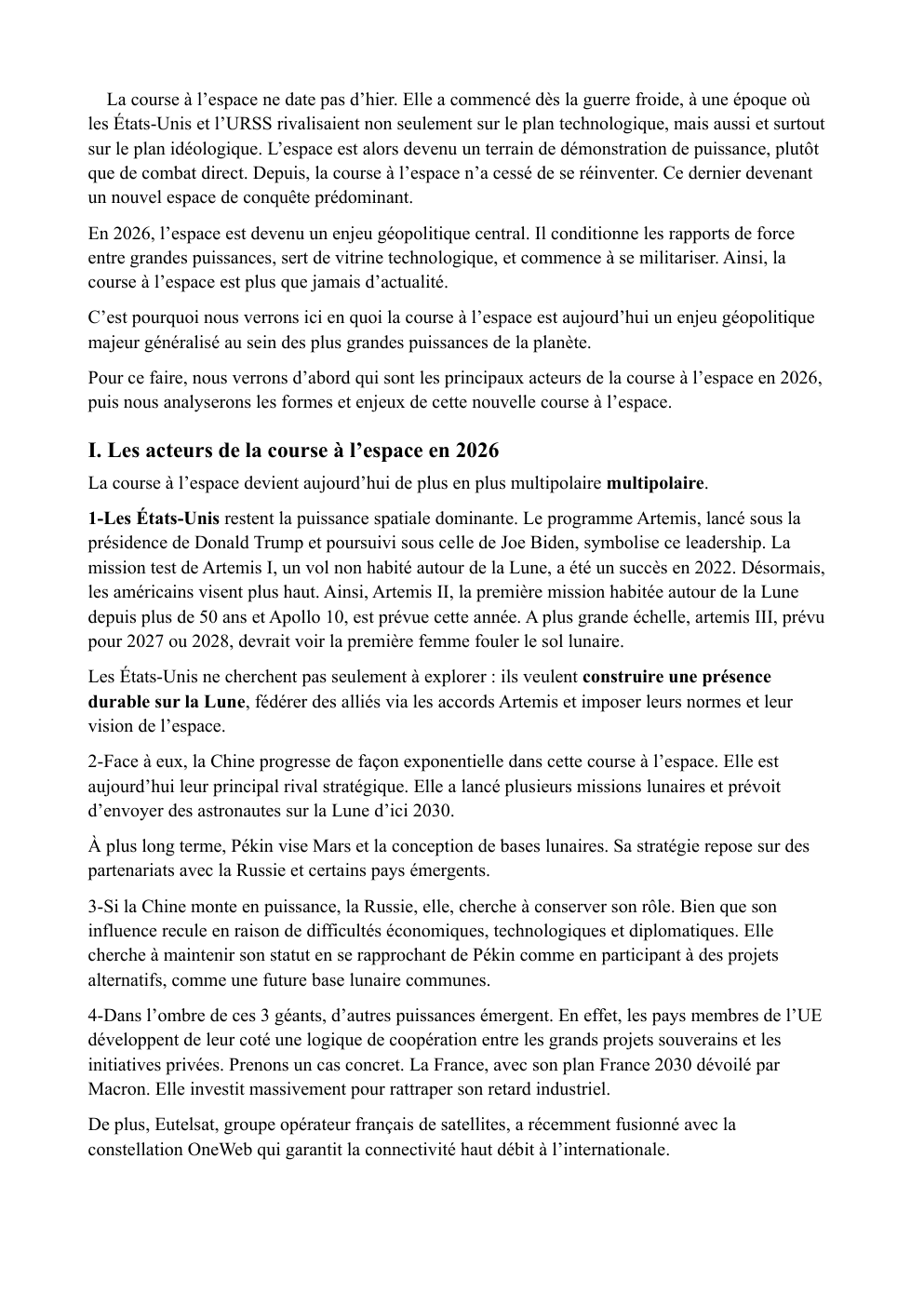 Prévisualisation du document course à l'espace