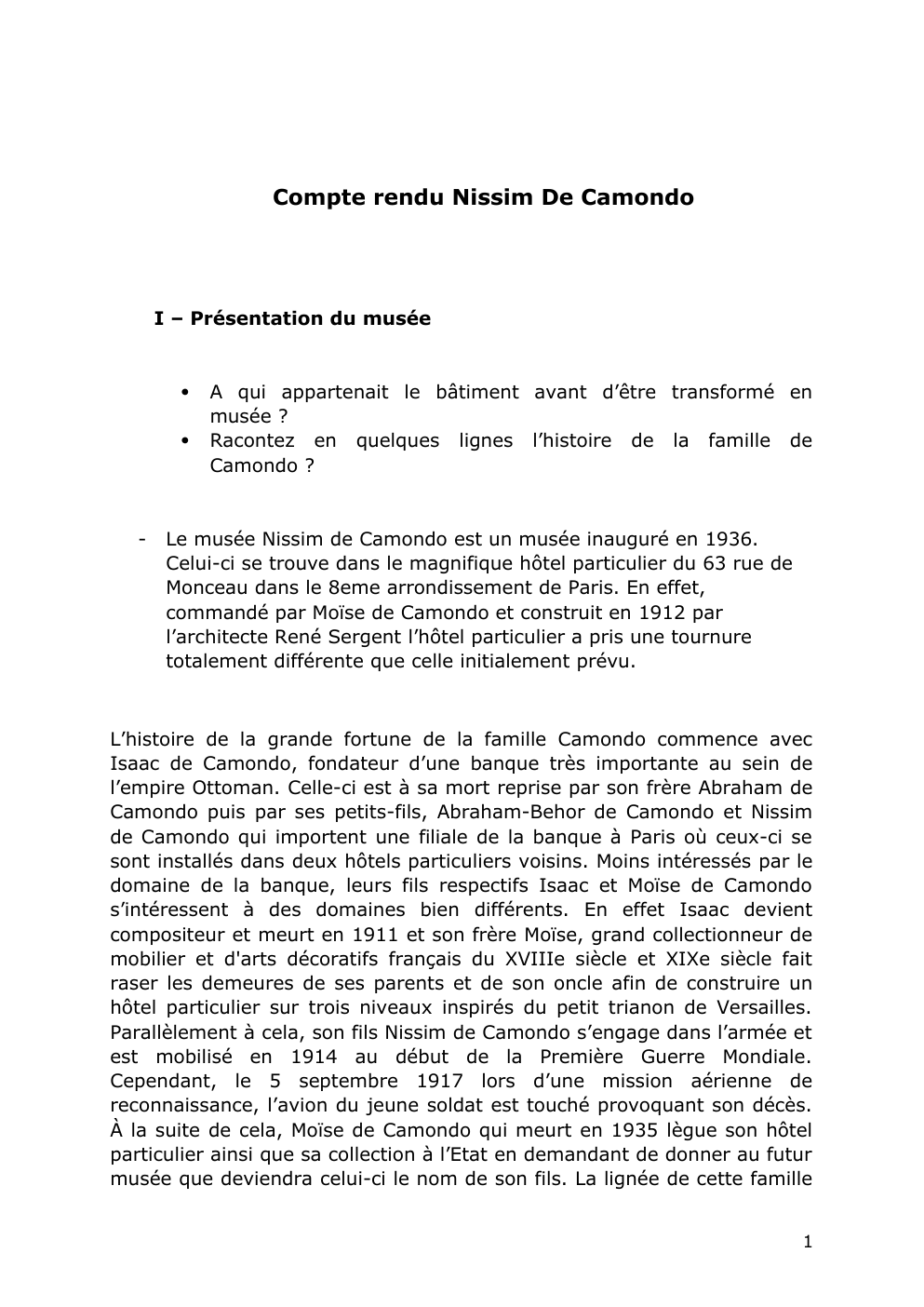 Prévisualisation du document Courte étude sur le musé Nissim de Camondo