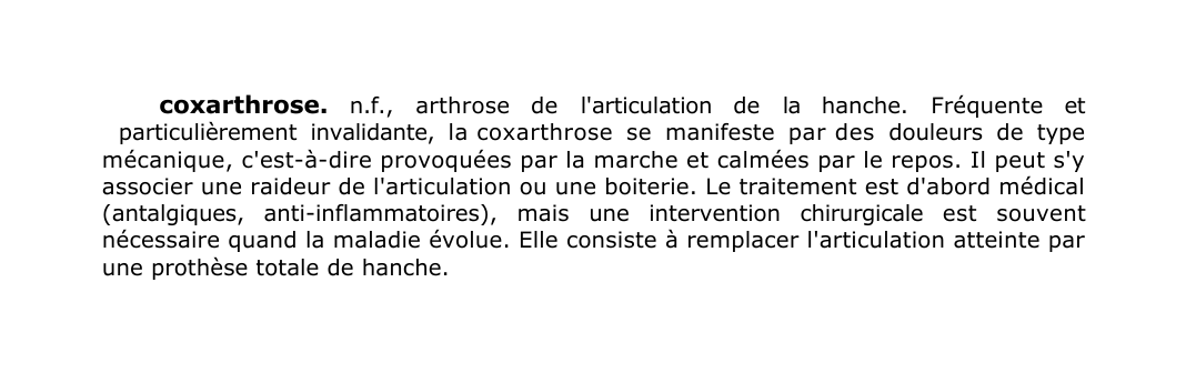 Prévisualisation du document coxarthrose.