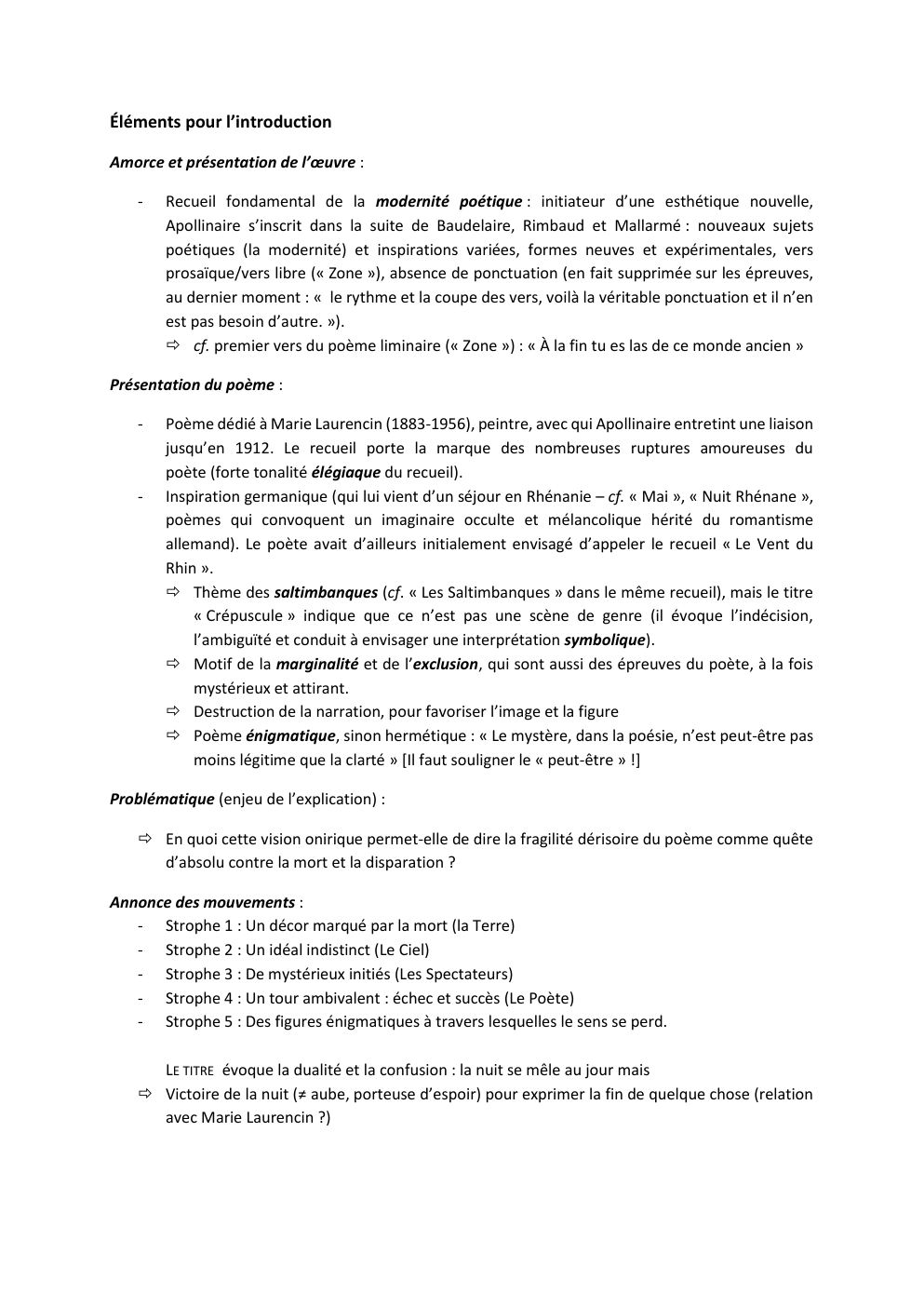 Prévisualisation du document Crépuscule apollinaire