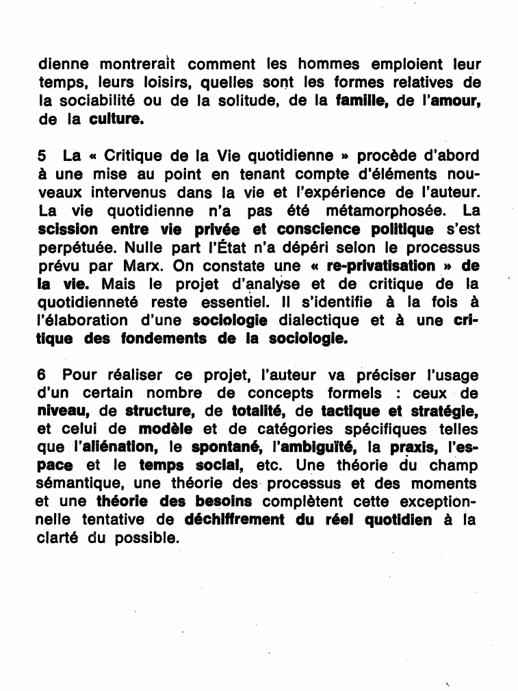 Prévisualisation du document Critique de la Vie quotidienne d'Henri Lefebvre