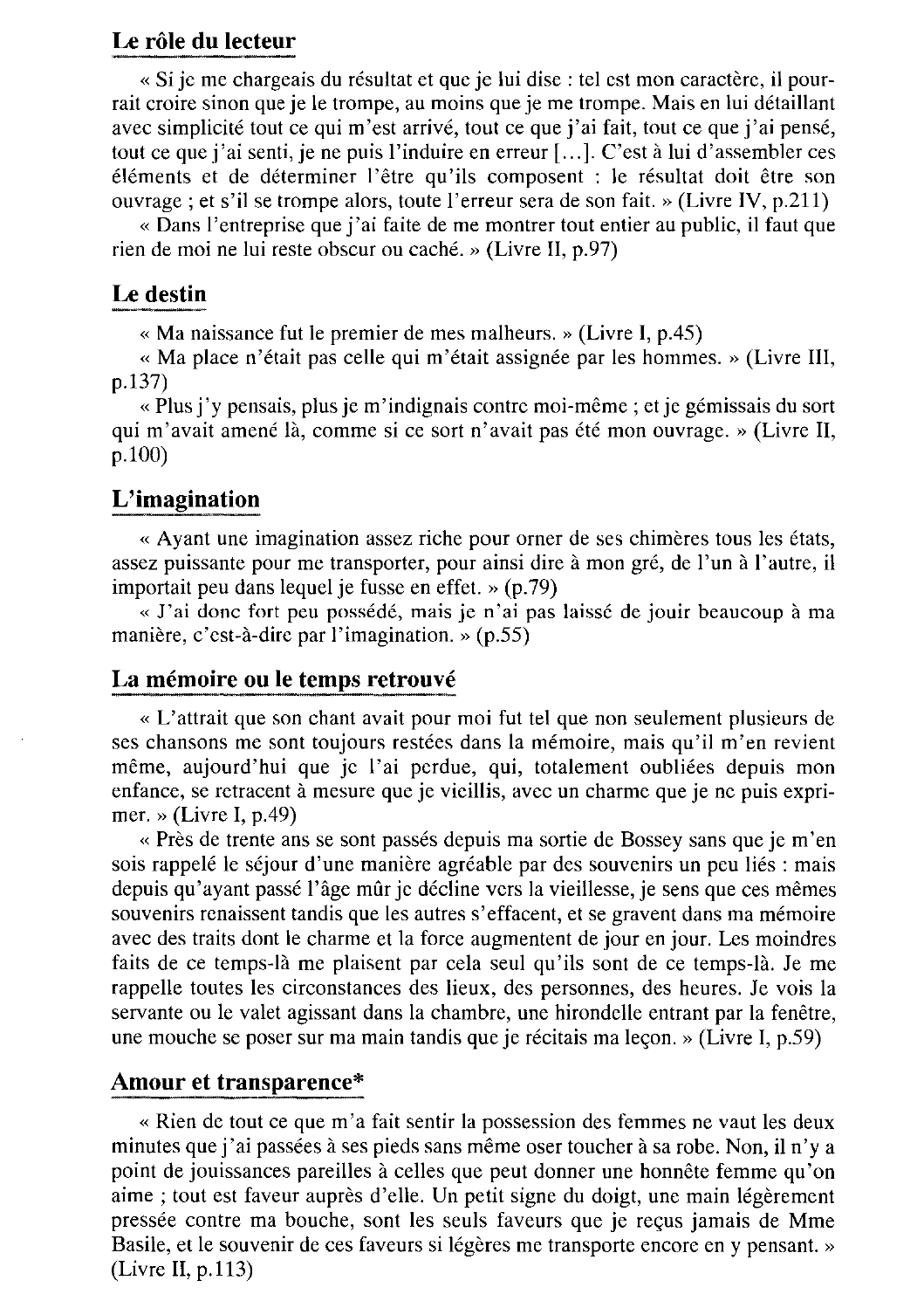 Prévisualisation du document Critiques sur les Confessions de Rousseau