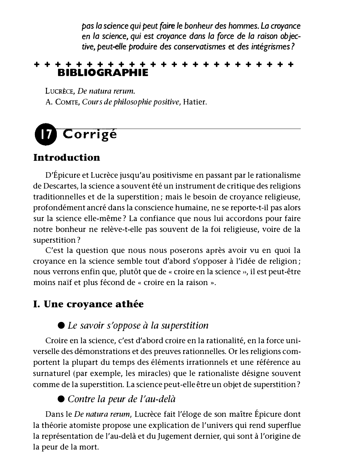 Prévisualisation du document Croire en la science,est-ce une forme de religion?