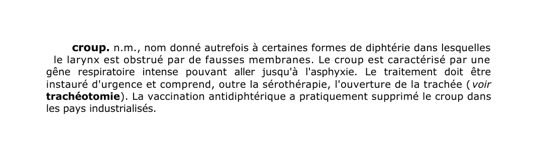Prévisualisation du document croup.