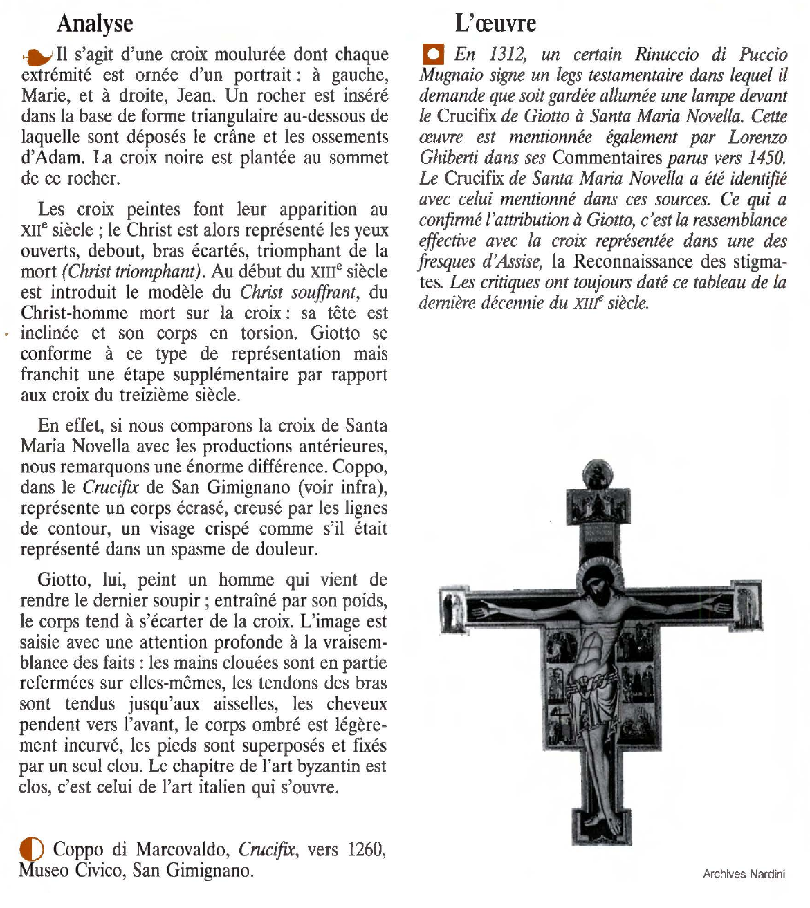 Prévisualisation du document CRUCIFIX DE GIOTTO